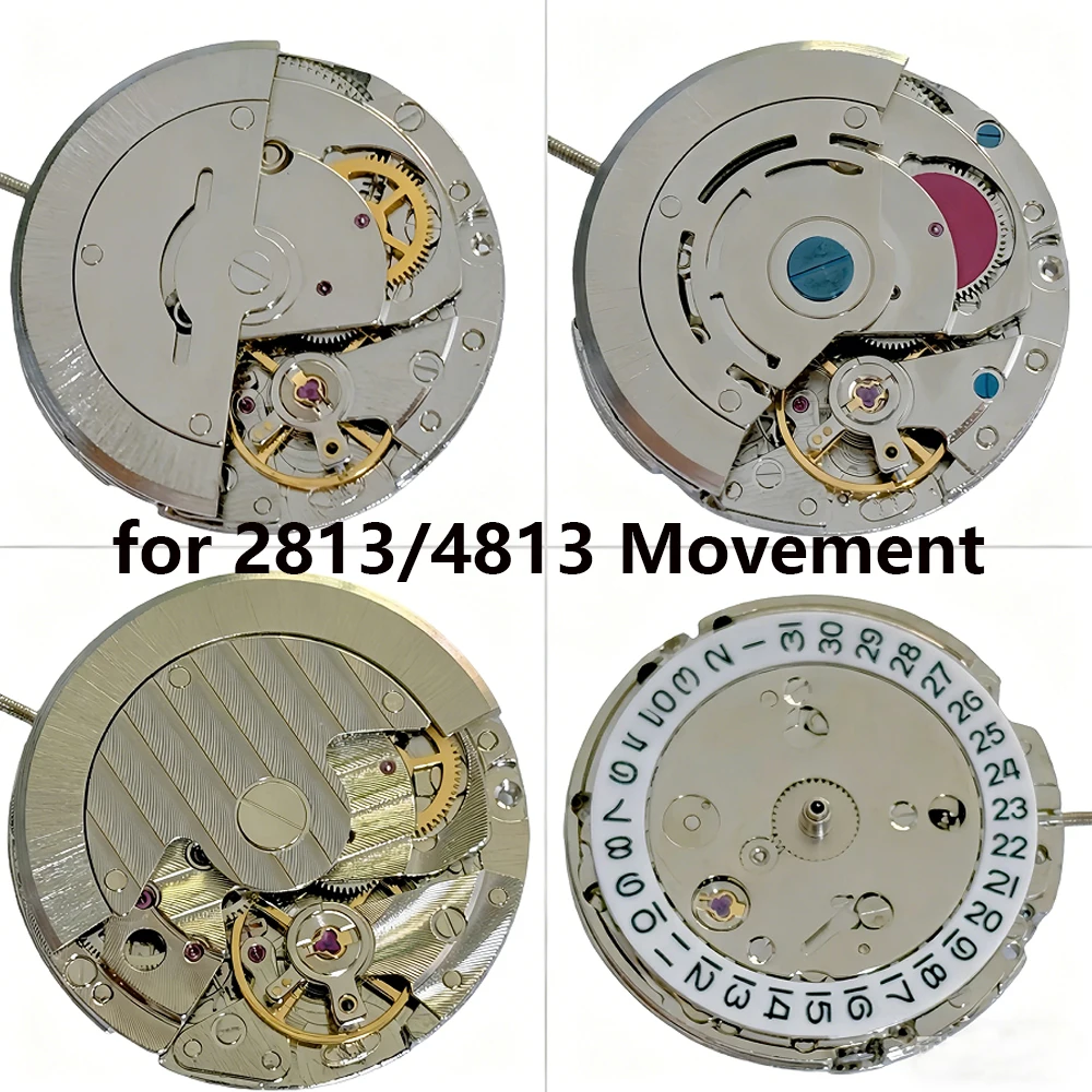 For Nanning 2813 4813 Automatic Mechanical Watch Movement 3 Hands Single Calendar for Mingzhu 2813/4813 Movement Repair Parts
For Nanning 2813 4813 Automatic Mechanical Watch Movement 3 Hands Single Calendar for Mingzhu 2813/4813 Movement Repair Parts