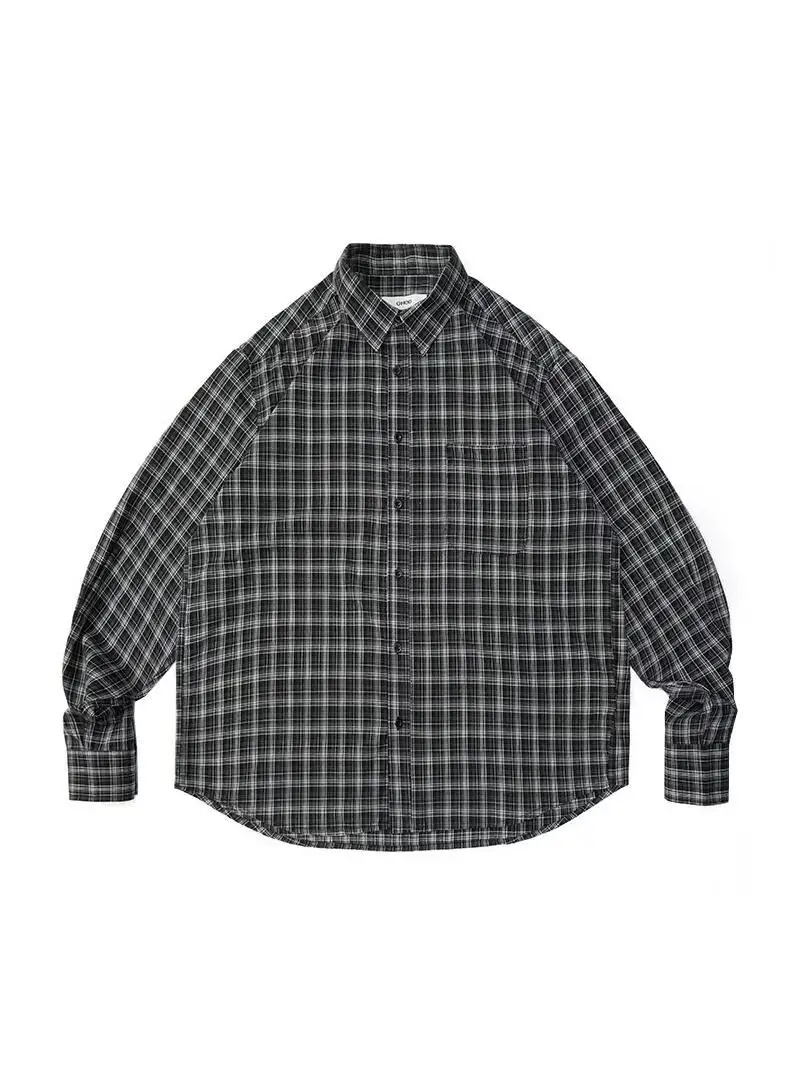 Fangkong Japanese Sle Vintage Plaid Long Sve Casual Loose Versatile irt Spring Autumn New Arrival Youth Faion
Fangkong Japanese Sle Vintage Plaid Long Sve Casual Loose Versatile irt Spring Autumn New Arrival Youth Faion