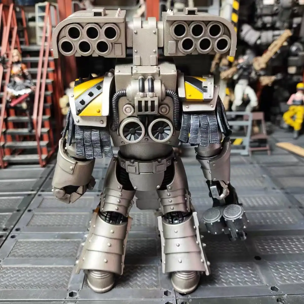 【Оригинал】JOYTOY 1/18 экшн-фигурка Tyrant Siege Terminator с ракетной пусковой установкой Lron Warriors Модель игрушки
【Оригинал】JOYTOY 1/18 экшн-фигурка Tyrant Siege Terminator с ракетной пусковой установкой Lron Warriors Модель игрушки