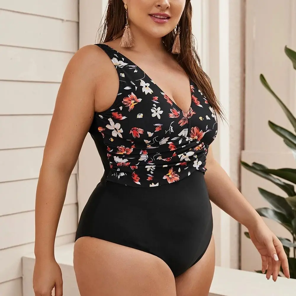 Plus Size 4XL 120kg Summer Swimwear Sleeveless Ladies Swimsuit Female Floral One Piece Swimwear
Plus Size 4XL 120kg Summer Swimwear Sleeveless Ladies Swimsuit Female Floral One Piece Swimwear