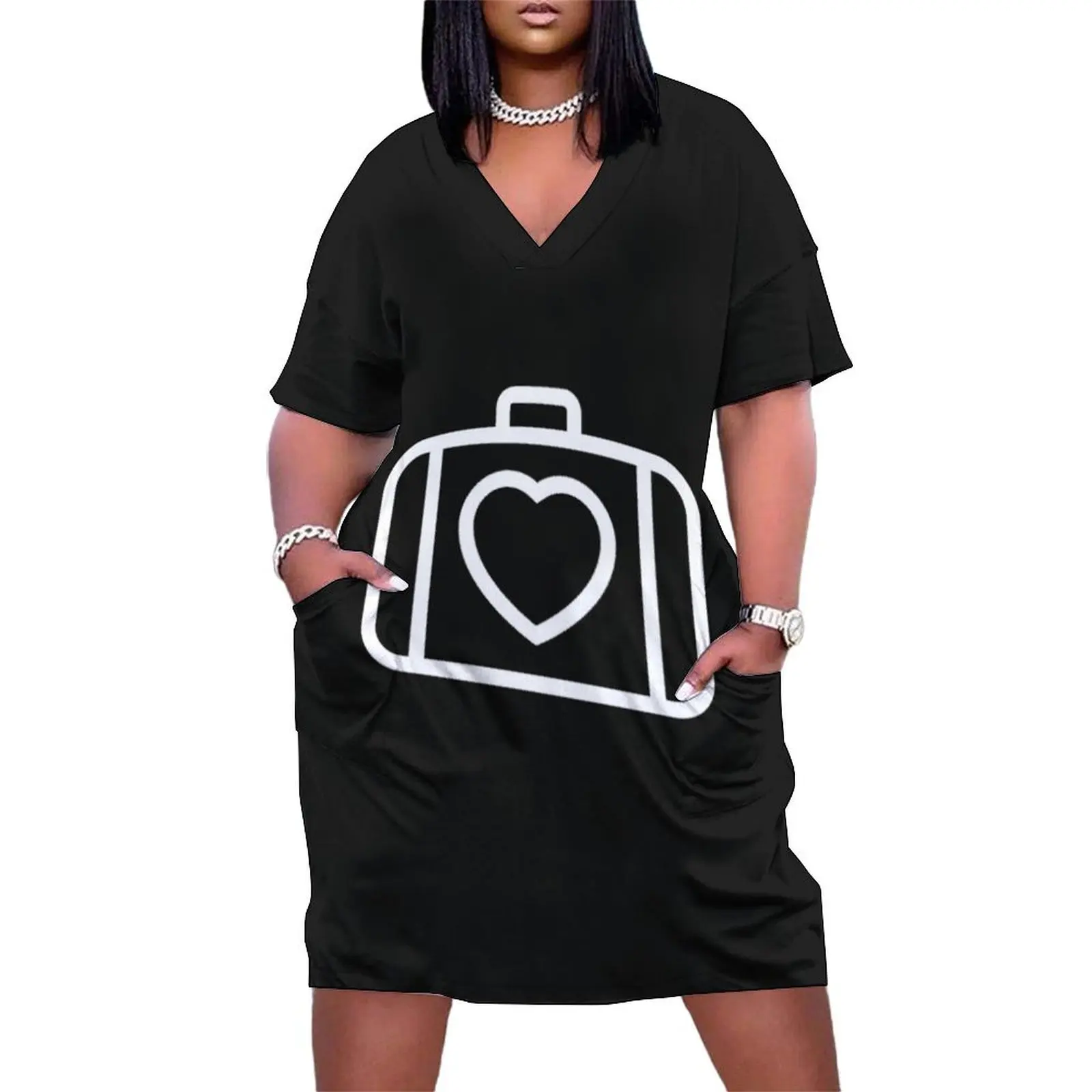 U2 - Heart Suitcase Icon - Walk On (white) Loose Pocket Dress elegant women's sets Women's summer skirt clothes
U2 - Heart Suitcase Icon - Walk On (white) Loose Pocket Dress elegant women's sets Women's summer skirt clothes