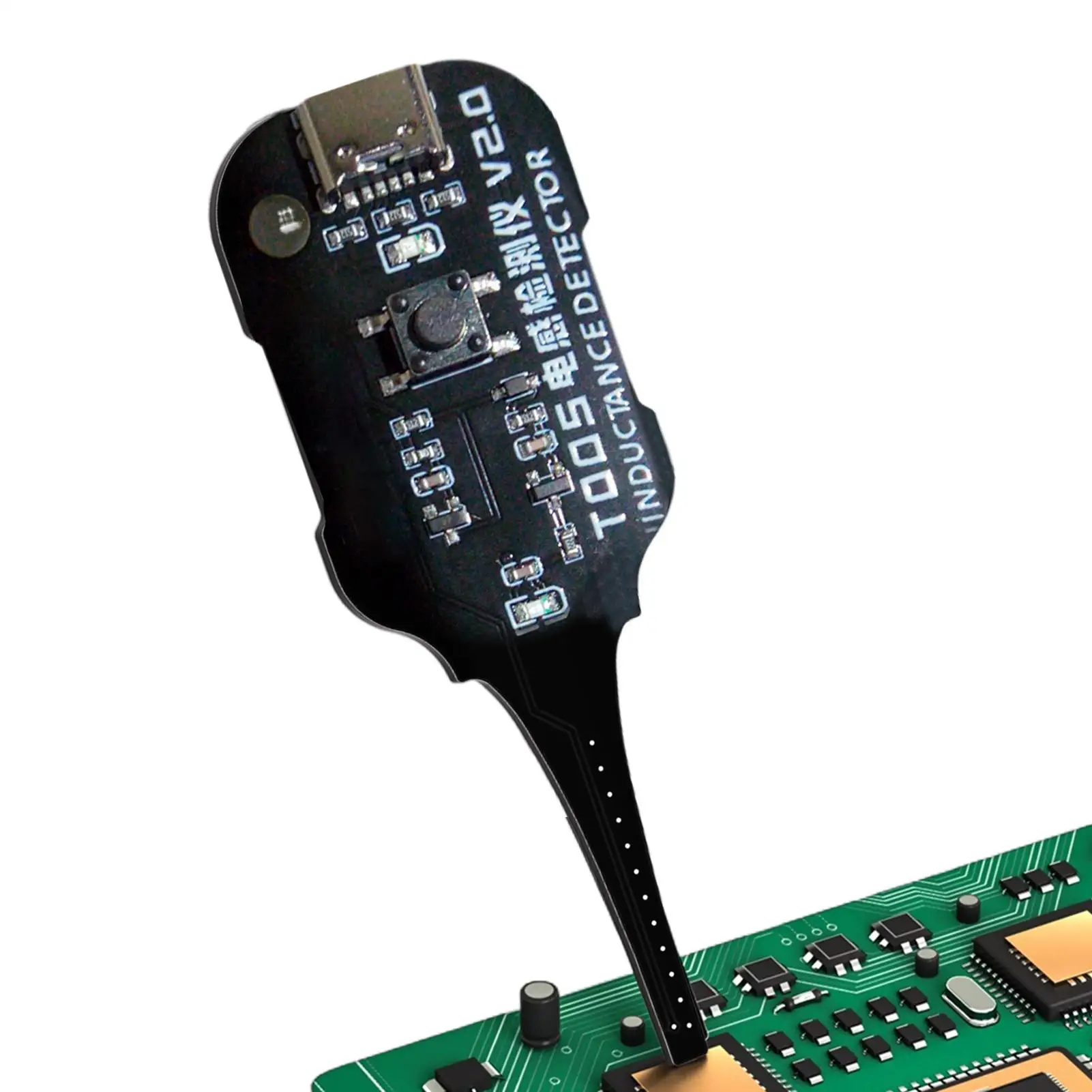 Inductance Tester Quick Type-C High Sensitivity Detection Tool Coil Tester Tool For Electromagnetic Fault Check Phone Cars Power
Inductance Tester Quick Type-C High Sensitivity Detection Tool Coil Tester Tool For Electromagnetic Fault Check Phone Cars Power