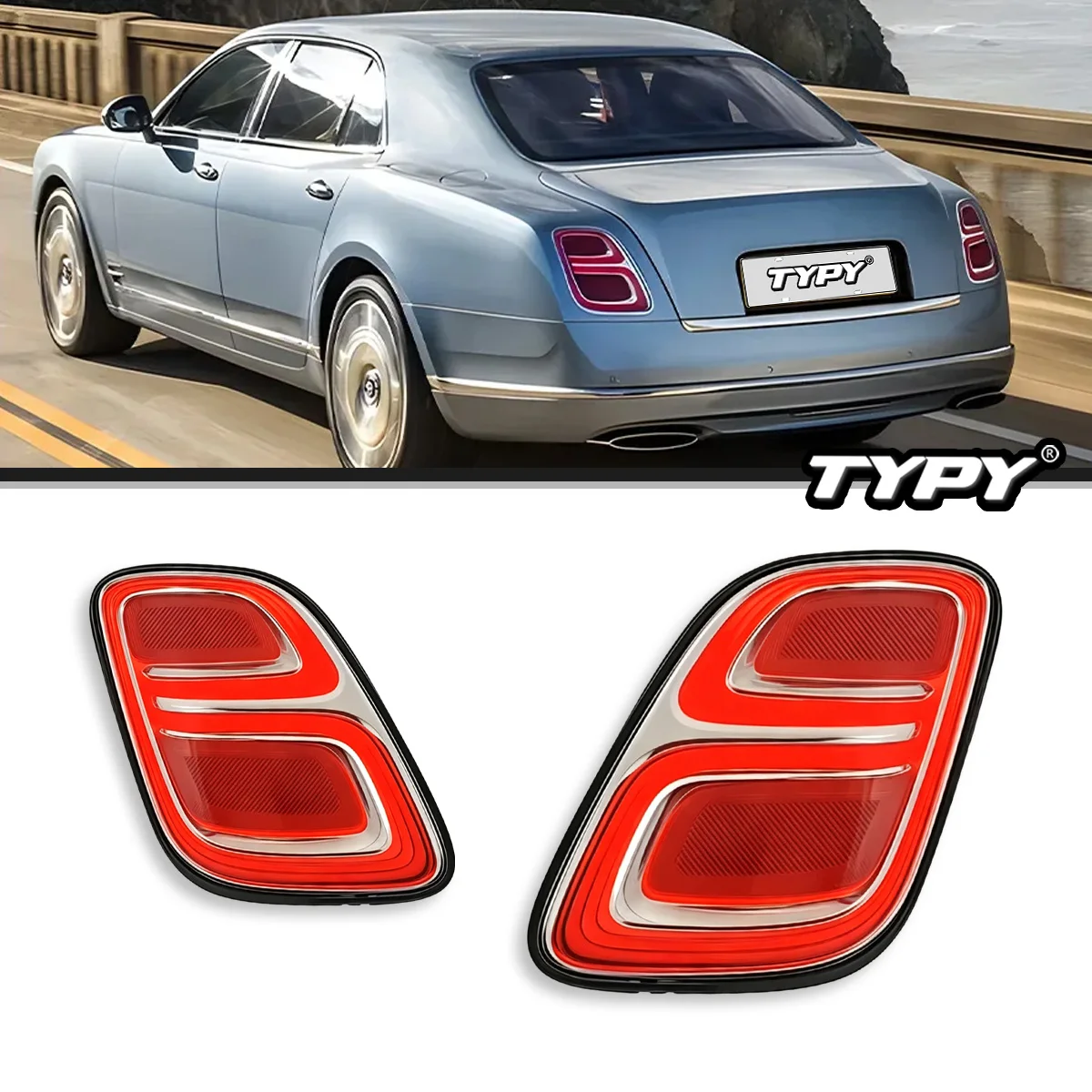 For Bentley Mulsanne LED Tail Light Lamp Assembly Car Auto Part 2011-2016 Taillights Left Right Side
For Bentley Mulsanne LED Tail Light Lamp Assembly Car Auto Part 2011-2016 Taillights Left Right Side