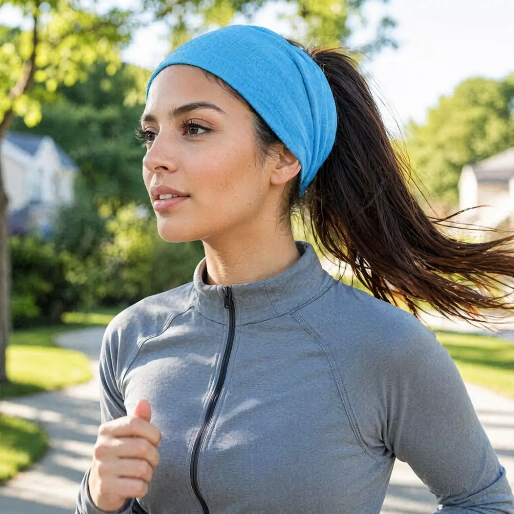 Lightweight Anti-Slip Wide Headband Versatile Polyester Stretch Hair Band Elastic Universal Workout Band Yoga
Lightweight Anti-Slip Wide Headband Versatile Polyester Stretch Hair Band Elastic Universal Workout Band Yoga