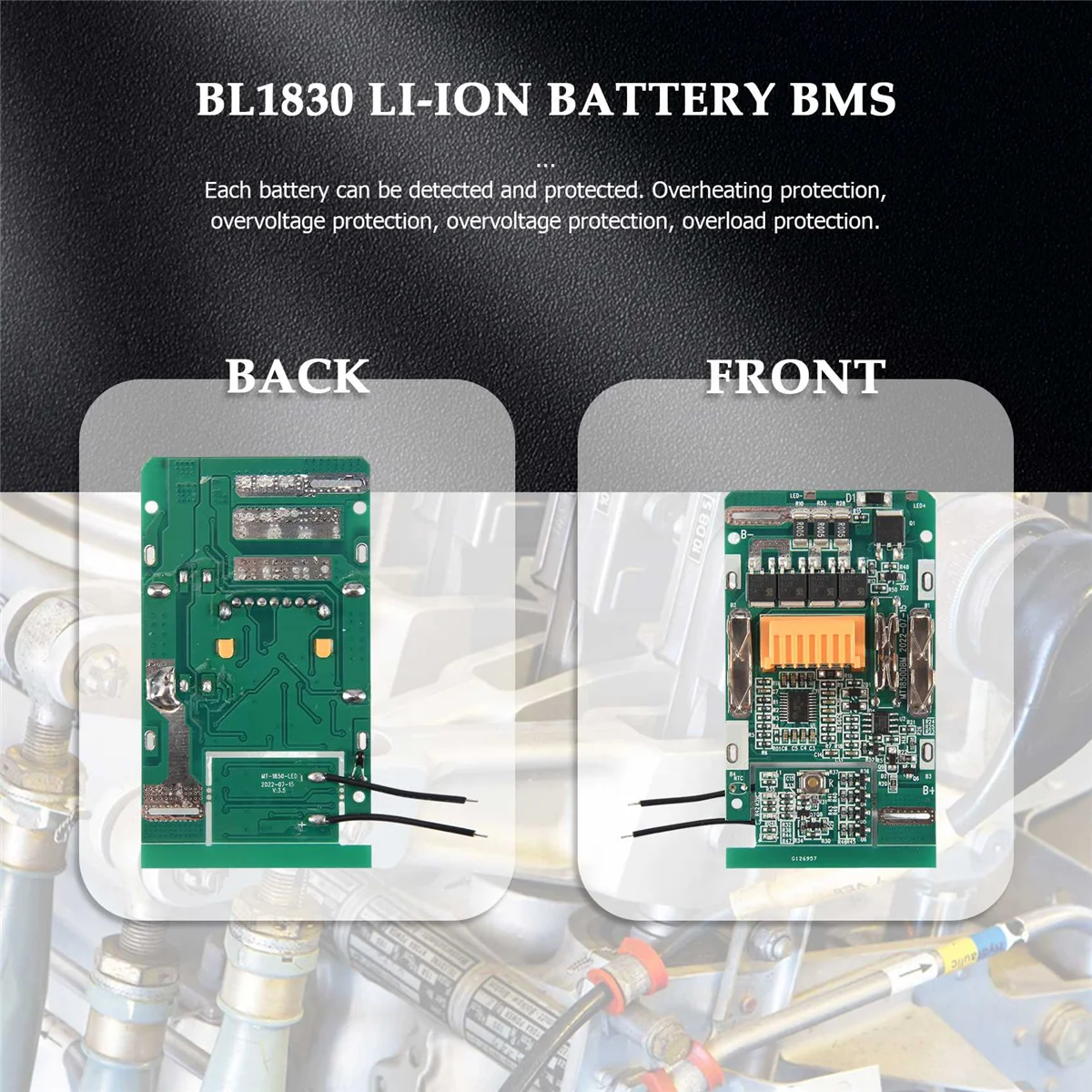 BL1830 литий-ионный аккумулятор BMS PCB плата защиты от зарядки для электроинструментов Makita 18 В BL1815 BL1860 LXT400 Bl1850 ГОРЯЧИЙ
BL1830 литий-ионный аккумулятор BMS PCB плата защиты от зарядки для электроинструментов Makita 18 В BL1815 BL1860 LXT400 Bl1850 ГОРЯЧИЙ