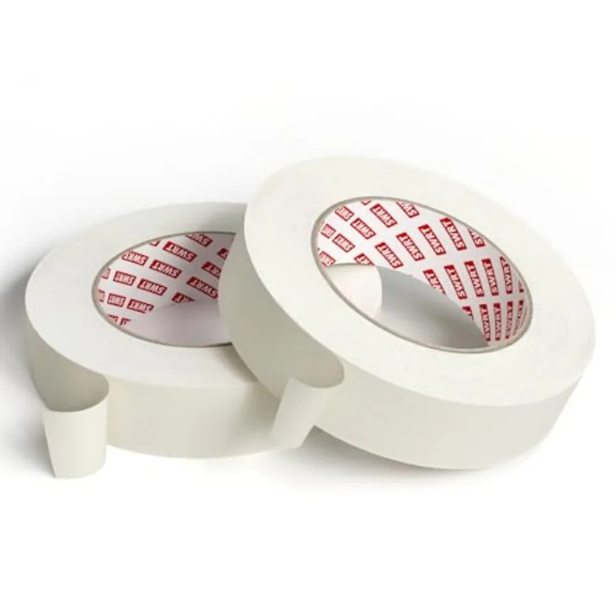 Masking Tape, 1 Inch x 55 Yards, 2 Rolls 110 Yards Total,White Tape for Painting, Clean Removal Multi-Surface Paper Tape for Wa
Masking Tape, 1 Inch x 55 Yards, 2 Rolls 110 Yards Total,White Tape for Painting, Clean Removal Multi-Surface Paper Tape for Wa