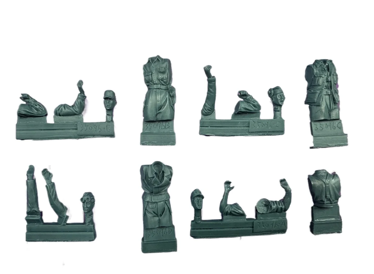 Набор для сборки модели из литой смолы 1:35, GK, группа солдат-танкистов, неокрашенный, требует сборки
Набор для сборки модели из литой смолы 1:35, GK, группа солдат-танкистов, неокрашенный, требует сборки