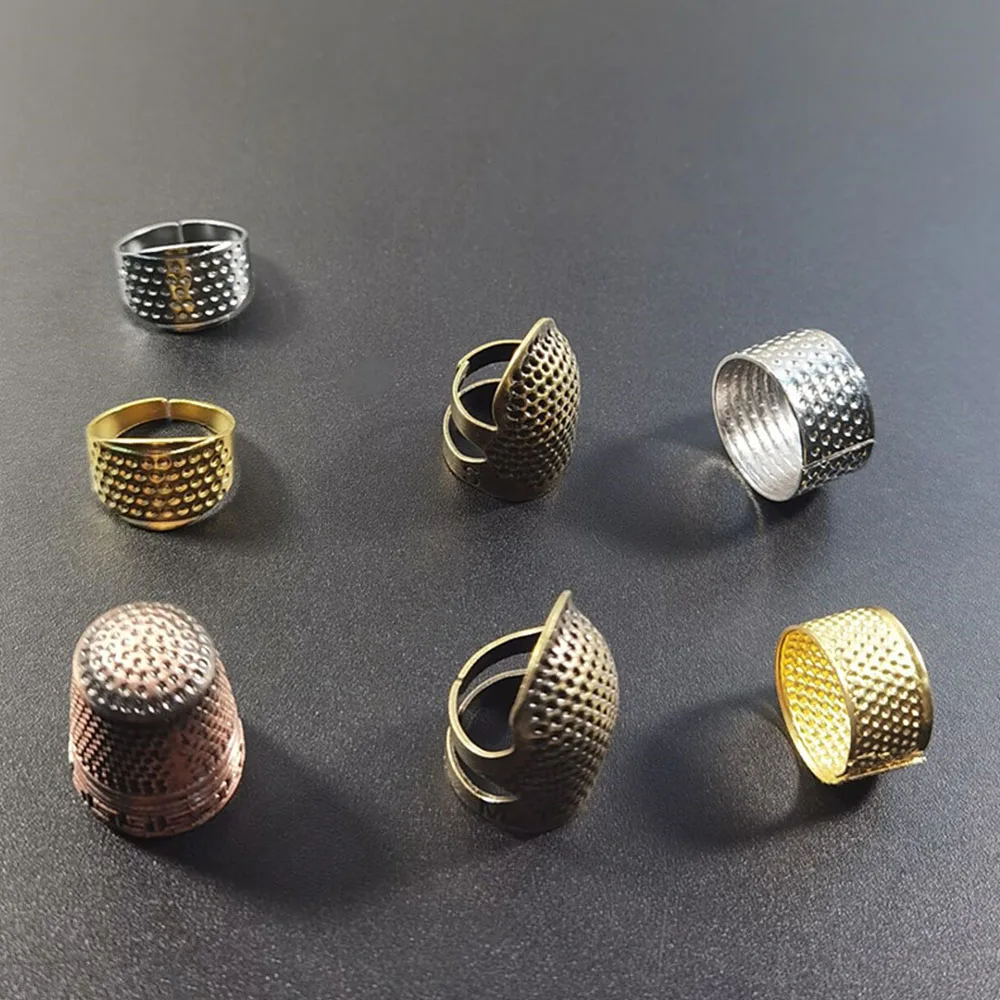 7Pcs/Set Copper Sewing Thimble Adjustable Fingertip Sewing Thimble Finger Protector for Embroidery Needlework Sewing Tools
7Pcs/Set Copper Sewing Thimble Adjustable Fingertip Sewing Thimble Finger Protector for Embroidery Needlework Sewing Tools