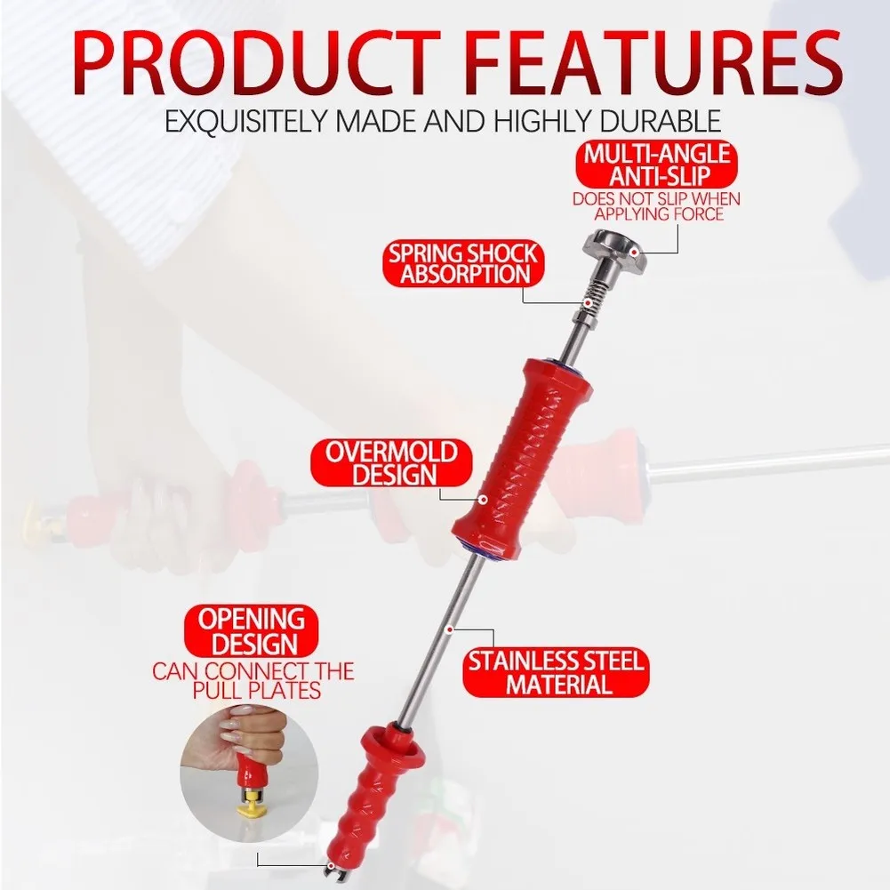Auto Body Dent Repair Kit Tool For Hail Damage Removal Using Glue Tabs With Portable Design And Rust Resistant Rod
Auto Body Dent Repair Kit Tool For Hail Damage Removal Using Glue Tabs With Portable Design And Rust Resistant Rod