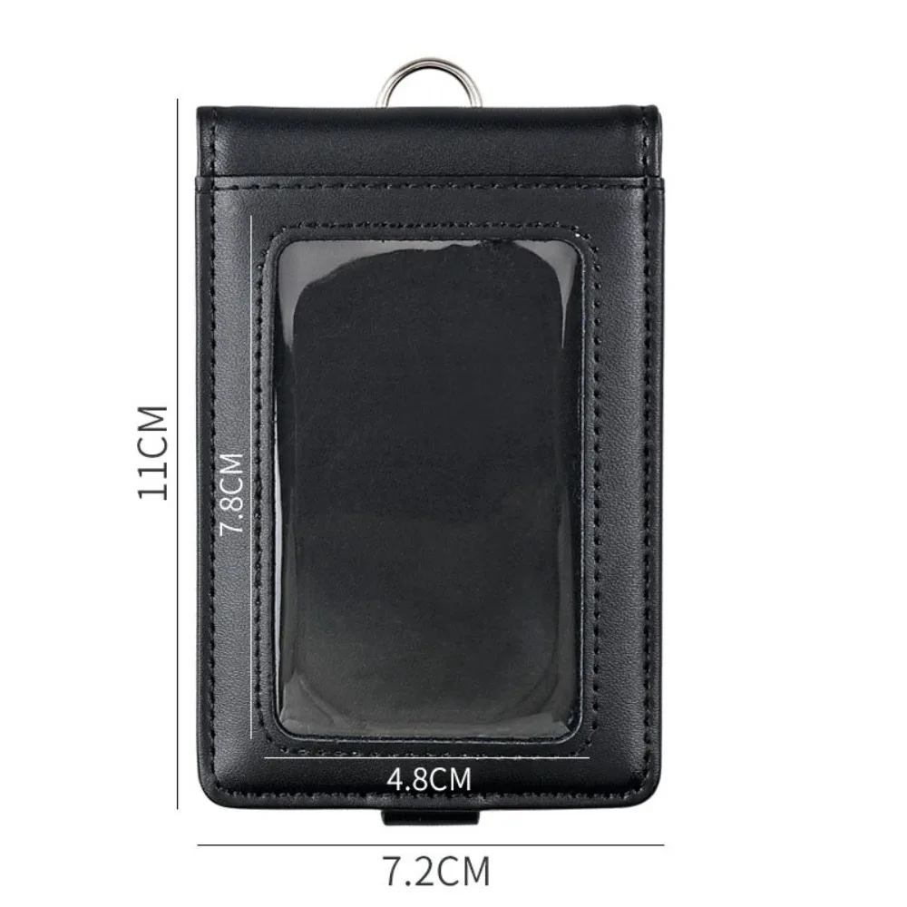 Simple Leather ID Tag Badge Holder Buckle Protective Employee Pass Work Card Case Photocard 5 Slots Flip Chest Card Bag Student
Simple Leather ID Tag Badge Holder Buckle Protective Employee Pass Work Card Case Photocard 5 Slots Flip Chest Card Bag Student
