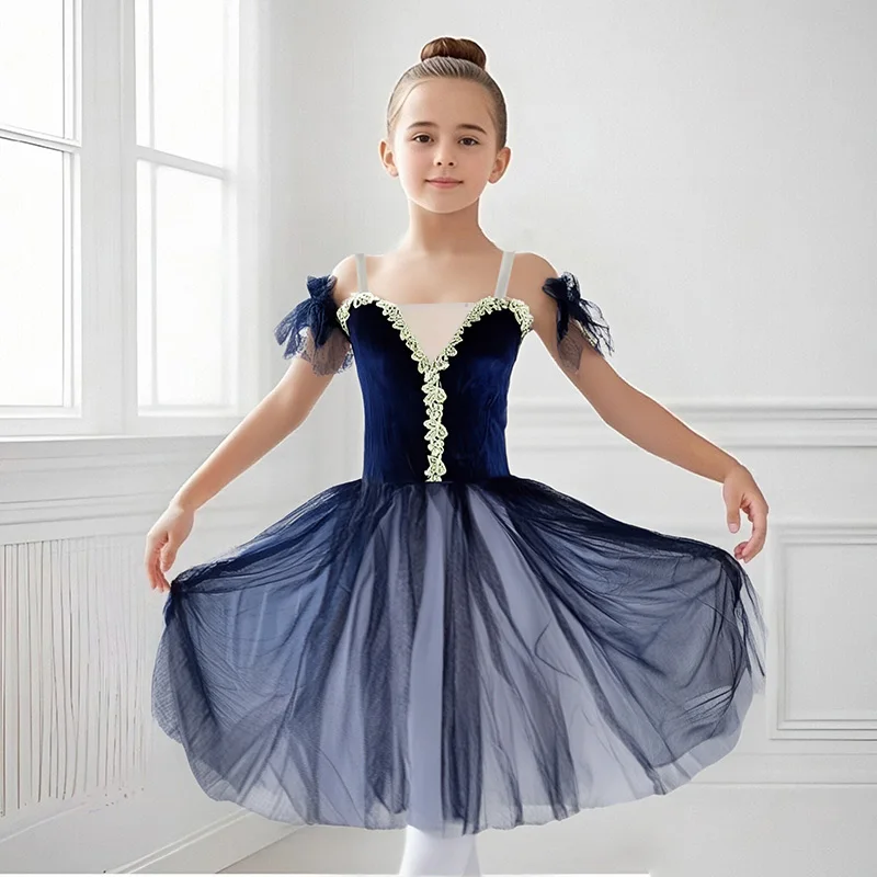 Kids Giselle Ballet Costume for Girls Long Ballet Leotard Dance Dress Lace Bubble Sleeve Tulle Skirt Tutu Ballerina Dancewear
Kids Giselle Ballet Costume for Girls Long Ballet Leotard Dance Dress Lace Bubble Sleeve Tulle Skirt Tutu Ballerina Dancewear