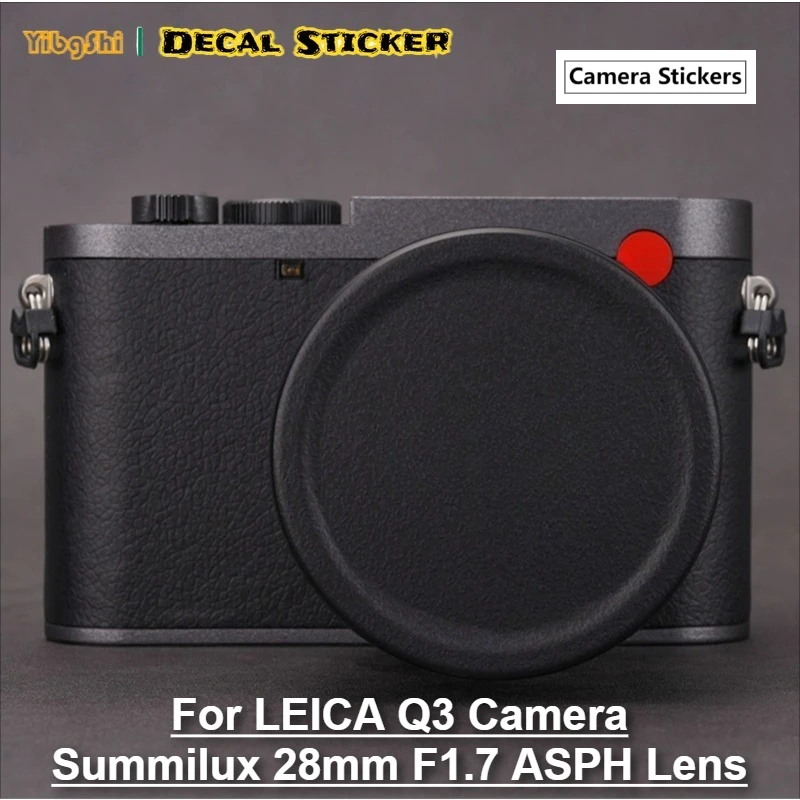 For Leica Q3 Camera Sticker Protective Film for Q3 Camera Premium Decal Skin Anti-Scratch Cover Case Film Wrap
For Leica Q3 Camera Sticker Protective Film for Q3 Camera Premium Decal Skin Anti-Scratch Cover Case Film Wrap