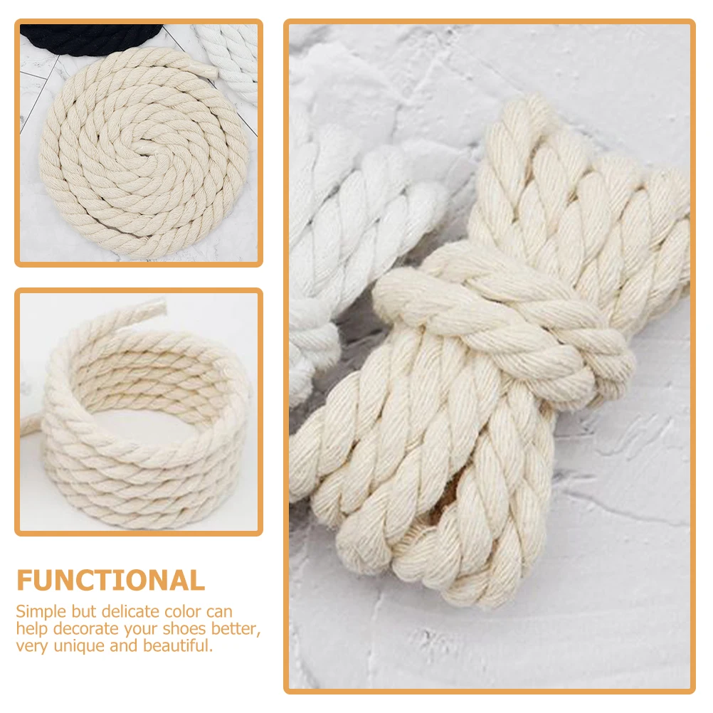 2pcs 1cm Thick Braided Rope Shoelaces Round Solid Jute Laces for Sneakers Men Basketball Shoes Replacement
2pcs 1cm Thick Braided Rope Shoelaces Round Solid Jute Laces for Sneakers Men Basketball Shoes Replacement