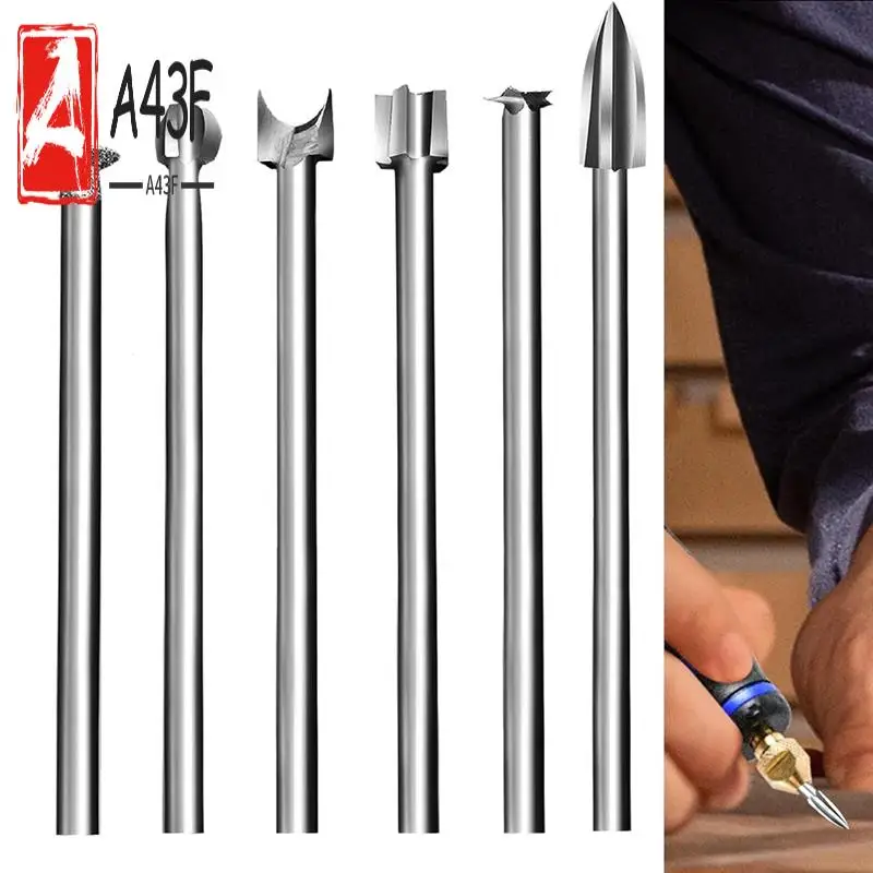 A43F-Набор инструментов для резьбы по дереву, 6 различных сверл, сделай сам, ремесла для резьбы, форма, диаметр хвостовика 3 мм, прочный стальной набор инструментов для культивирования
A43F-Набор инструментов для резьбы по дереву, 6 различных сверл, сделай сам, ремесла для резьбы, форма, диаметр хвостовика 3 мм, прочный стальной набор инструментов для культивирования