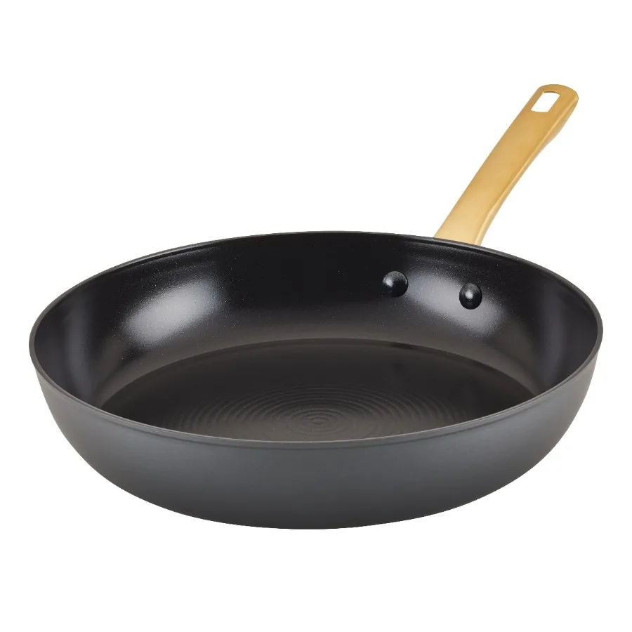 Forged Induction 12.25 Inch Ceramic Nonstick Frying Pan Dishwasher Safe and Oven Safe to 500°F Black
Forged Induction 12.25 Inch Ceramic Nonstick Frying Pan Dishwasher Safe and Oven Safe to 500°F Black