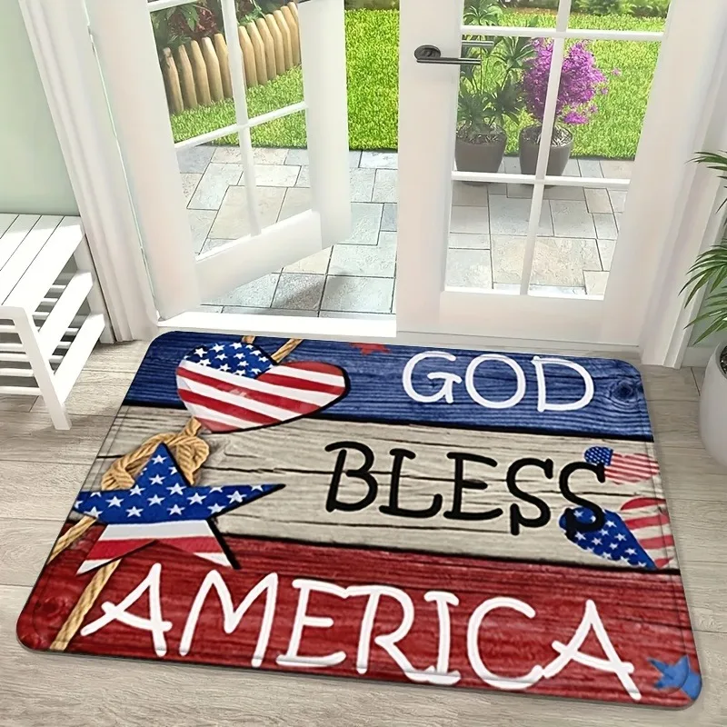1PC GOD BLESS AMERICA Kitchen Rug Non-Slip Door Mat Pop design Bathroom Rug Bath Mat Carpet for Home Sink Laundry ecoreeree
1PC GOD BLESS AMERICA Kitchen Rug Non-Slip Door Mat Pop design Bathroom Rug Bath Mat Carpet for Home Sink Laundry ecoreeree