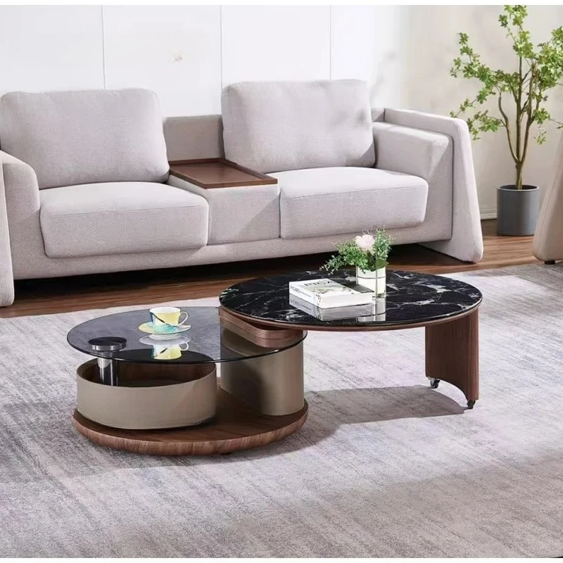 Vintage Modern Style Small - Sized Combination Rotatable Multifunctional Frame Coffee Table With Storage Cabinet Coffee Table 
Vintage Modern Style Small - Sized Combination Rotatable Multifunctional Frame Coffee Table With Storage Cabinet Coffee Table