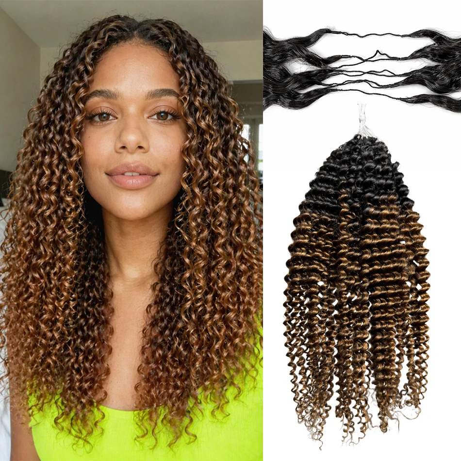 100% Crochet Human Hair Ombre Brown Kindly Curly Crochet Hair Invisible Knotless Pre-Separated Feather Crochet Hair Extension
100% Crochet Human Hair Ombre Brown Kindly Curly Crochet Hair Invisible Knotless Pre-Separated Feather Crochet Hair Extension
