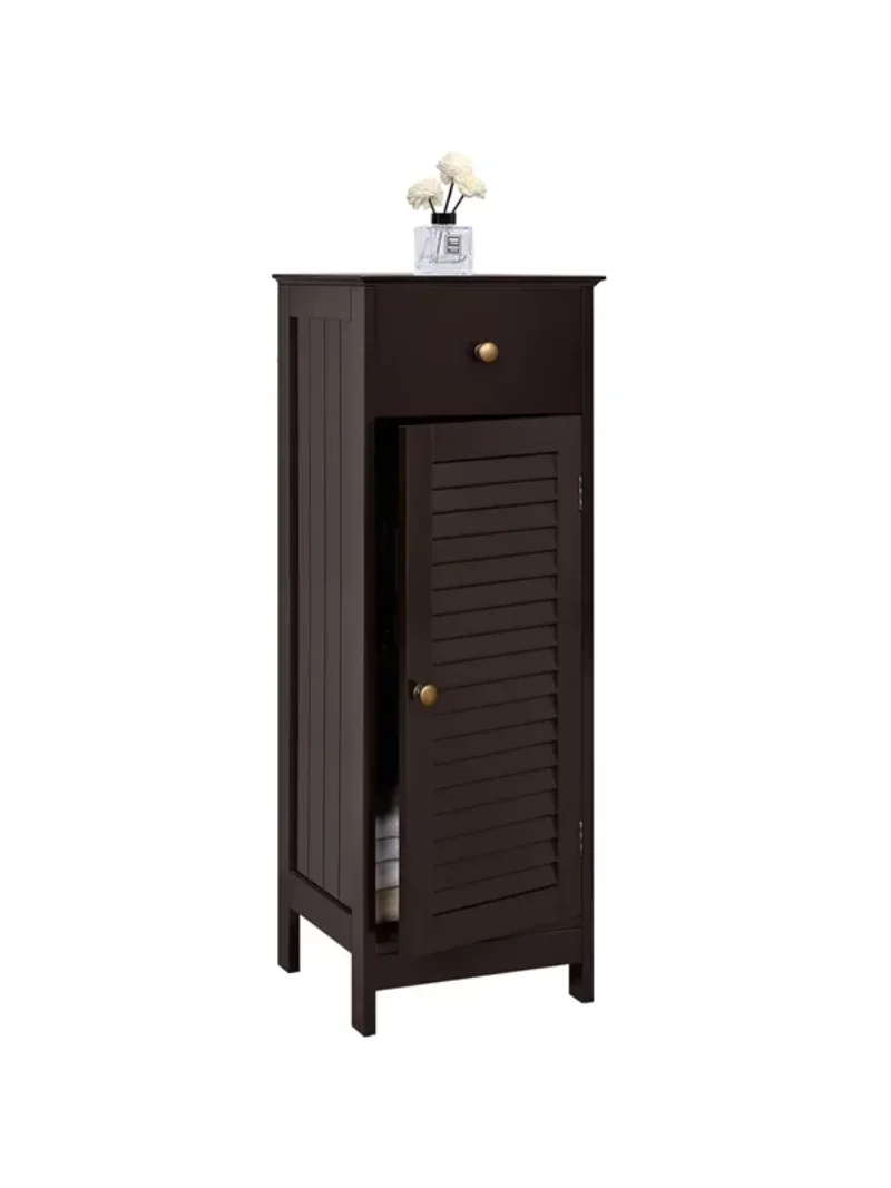 Wooden Storage Floor Cabinet with Drawer and Single Shutter Door for Bathroom Living Room, White
Wooden Storage Floor Cabinet with Drawer and Single Shutter Door for Bathroom Living Room, White