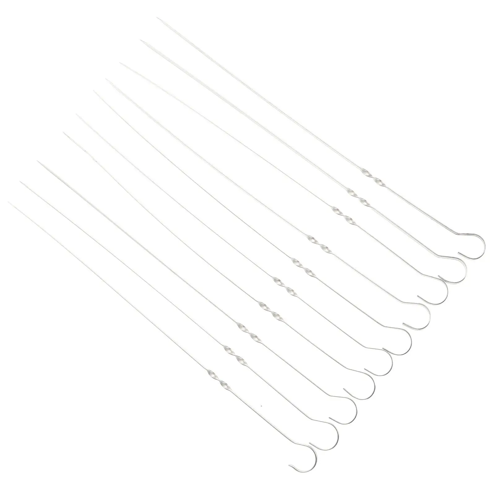 10 Pcs BBQ Skewers Stainless Steel Set Grilling Fork Reusable Eco Friendly Non Slip Ring Meat Vegetables Dishwasher
10 Pcs BBQ Skewers Stainless Steel Set Grilling Fork Reusable Eco Friendly Non Slip Ring Meat Vegetables Dishwasher
