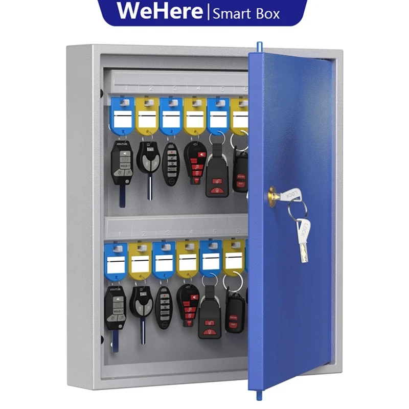 Коробка с замком для ключей WeHere, настенное крепление для ключей с 32 бирками для ключей, защитный сейф для хранения ключей для клапанов, офиса, школы и дома
Коробка с замком для ключей WeHere, настенное крепление для ключей с 32 бирками для ключей, защитный сейф для хранения ключей для клапанов, офиса, школы и дома