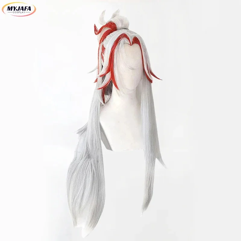 ABC123Yone Парик Heartsteel Парики Игра LOL Косплей Белый Красный Конский Хвост Термостойкие Синтетические Волосы Wix; 3,f'6,h.7;j
ABC123Yone Парик Heartsteel Парики Игра LOL Косплей Белый Красный Конский Хвост Термостойкие Синтетические Волосы Wix; 3,f'6,h.7;j