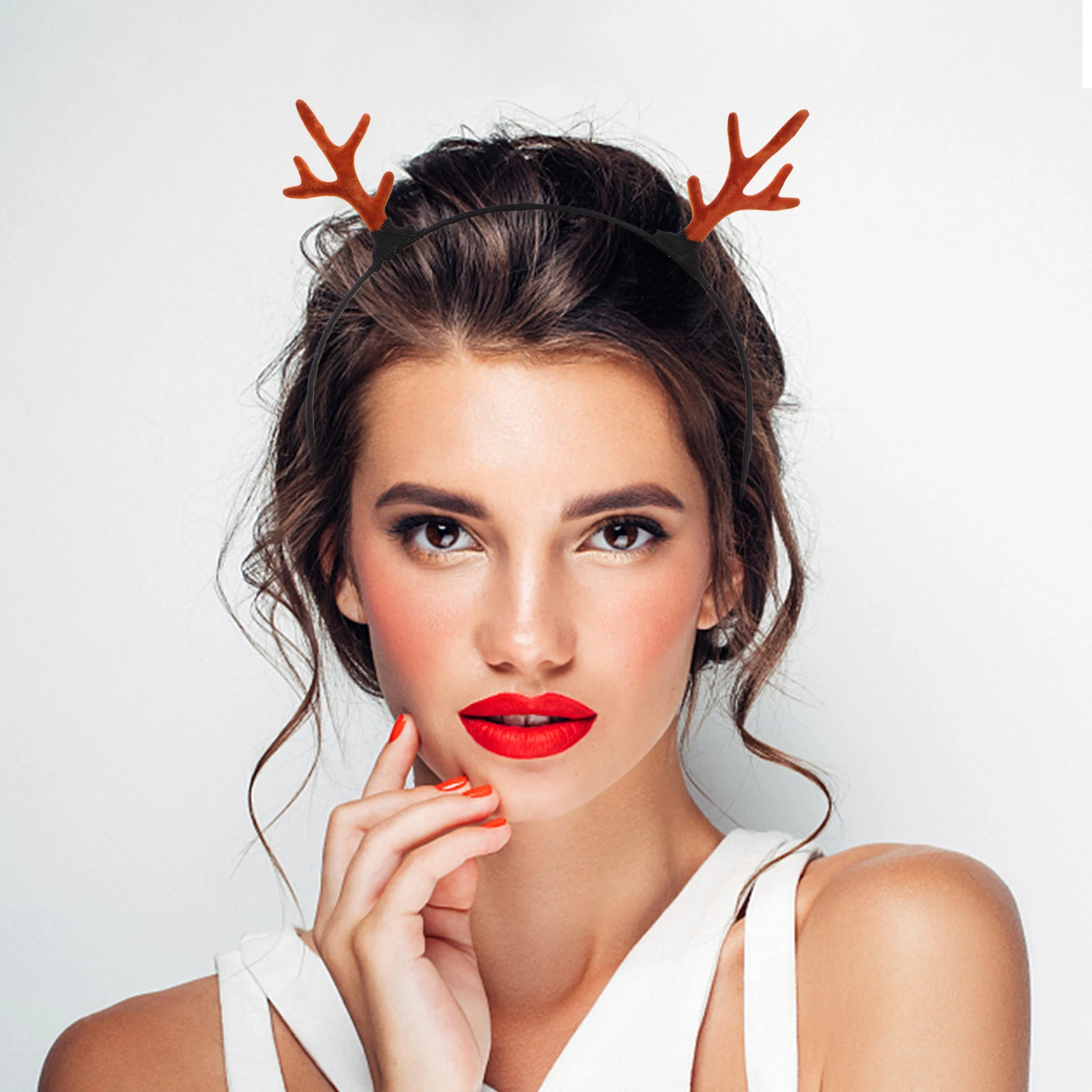 3pcs Christmas Tree Antler Headband for Women Girls Xmas Hair Accessories Holiday Party Fabric Elk Horn Headbands Photo Prop
3pcs Christmas Tree Antler Headband for Women Girls Xmas Hair Accessories Holiday Party Fabric Elk Horn Headbands Photo Prop