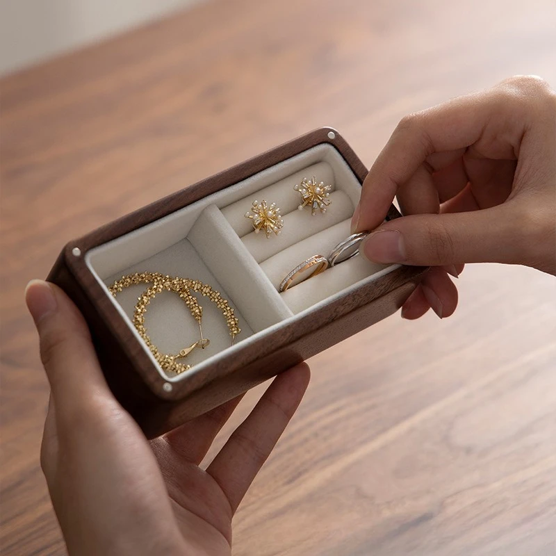 Wooden Jewelry Box, Travel Ring, Earring Jewelry Storage Box, Mini Jewelry Gift Packaging Box, Necklace Packaging
Wooden Jewelry Box, Travel Ring, Earring Jewelry Storage Box, Mini Jewelry Gift Packaging Box, Necklace Packaging