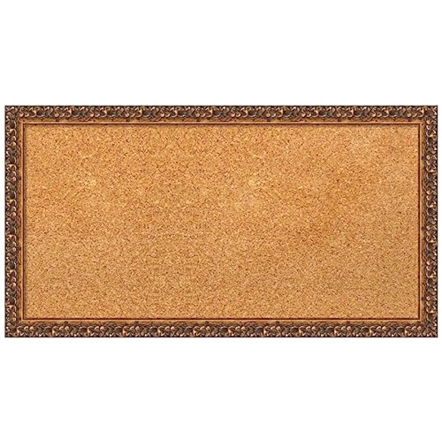 Natural Cork Board for Wall 14x26 Vision Board with Bronze Frame Small Corkboard Office Decor for Home Organization Traditional
Natural Cork Board for Wall 14x26 Vision Board with Bronze Frame Small Corkboard Office Decor for Home Organization Traditional