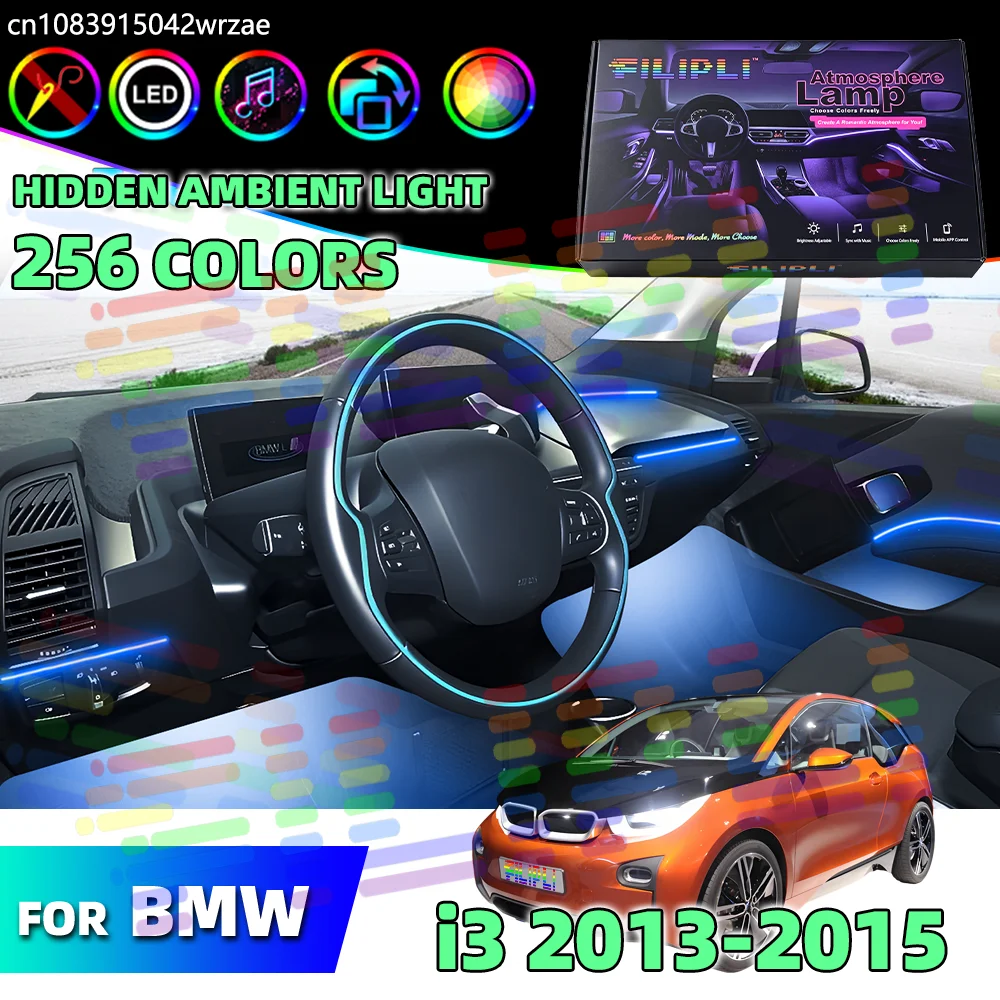 For BMW i3 i01 LED Car Inner Ambient Lights 64 RGB Multi Scene Mode Neon Strip Smart App Control Auto Cabin Atmosphere Refit
For BMW i3 i01 LED Car Inner Ambient Lights 64 RGB Multi Scene Mode Neon Strip Smart App Control Auto Cabin Atmosphere Refit