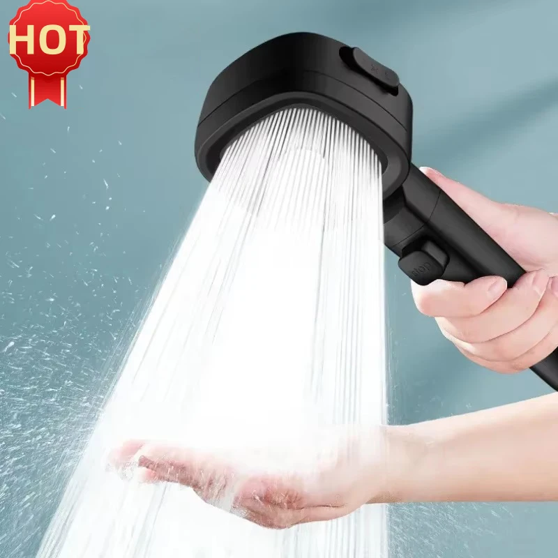 High Pressure Shower Head Water Saving 3-Modes Shower Heads One-Key Adjustable Stop Water Massage Sprayer Bathroom Accessories
High Pressure Shower Head Water Saving 3-Modes Shower Heads One-Key Adjustable Stop Water Massage Sprayer Bathroom Accessories