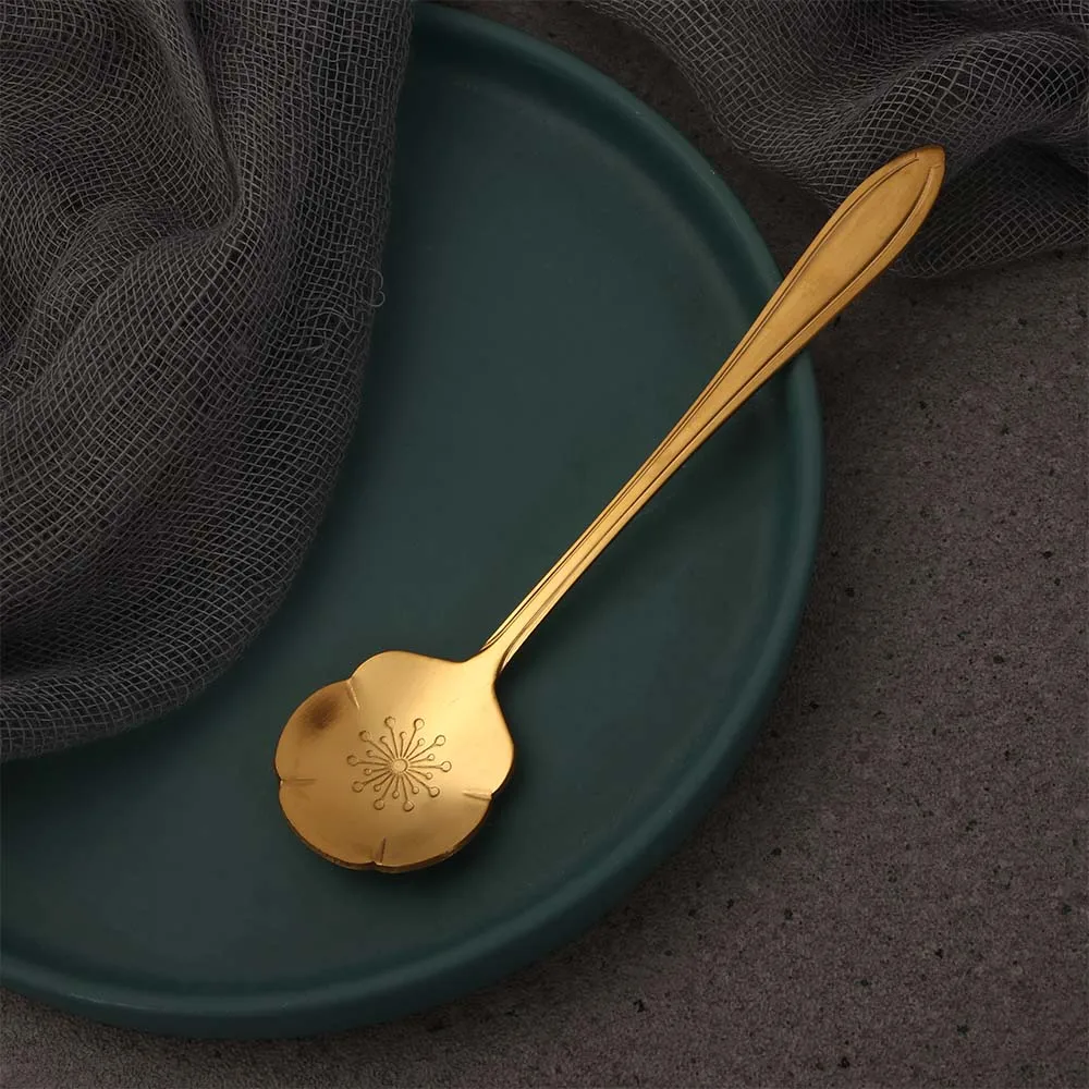 Mixing Spoon Bar tools Stainless Steel for Sugar Ice Cream Coffee Dessert Cutlery Set Flower Spoon Set Teaspoon Soup Spoon
Mixing Spoon Bar tools Stainless Steel for Sugar Ice Cream Coffee Dessert Cutlery Set Flower Spoon Set Teaspoon Soup Spoon