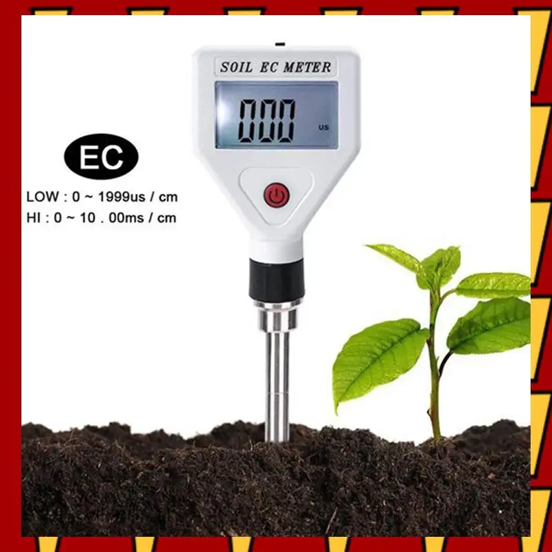ABNP EC Detector Soil Analyzer Conductivity Test Potted Planting Soil Analyzer EC Meter Flowers And Plant Agriculture Detector -
ABNP EC Detector Soil Analyzer Conductivity Test Potted Planting Soil Analyzer EC Meter Flowers And Plant Agriculture Detector -