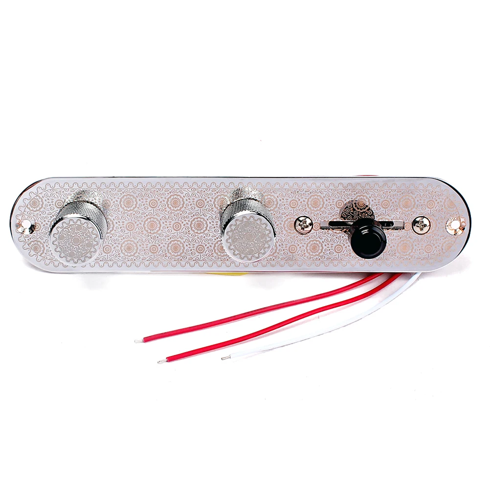 Control For Nickel Plated Iron Plate Loaded Guitar Control Plate 3 Way Switch Volume Tone Knobs Screw Thread
Control For Nickel Plated Iron Plate Loaded Guitar Control Plate 3 Way Switch Volume Tone Knobs Screw Thread
