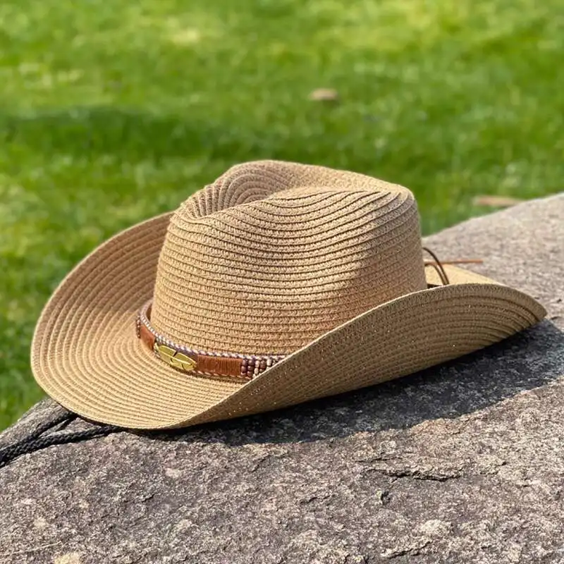 Big Brimmed Jazz Straw For Women, Summer Outdoor Travel, Sun Protection And Shading Beach Western Cowboy Hat, Men's Tibetan Hat
Big Brimmed Jazz Straw For Women, Summer Outdoor Travel, Sun Protection And Shading Beach Western Cowboy Hat, Men's Tibetan Hat