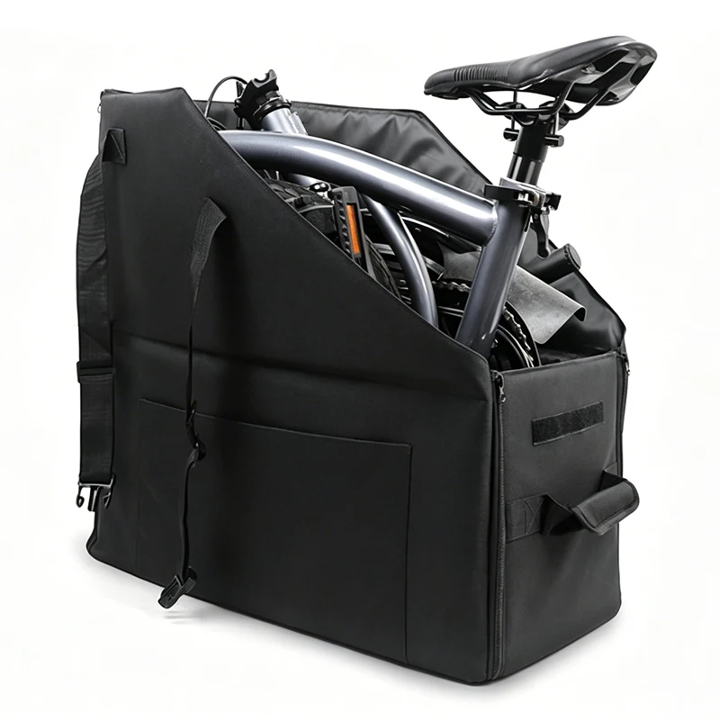 SUKOU Foldable Bike Storage Bag for Brompton 12-16 Inch, Waterproof Dustproof Travel Transport Case, Portable for Air Travel
SUKOU Foldable Bike Storage Bag for Brompton 12-16 Inch, Waterproof Dustproof Travel Transport Case, Portable for Air Travel