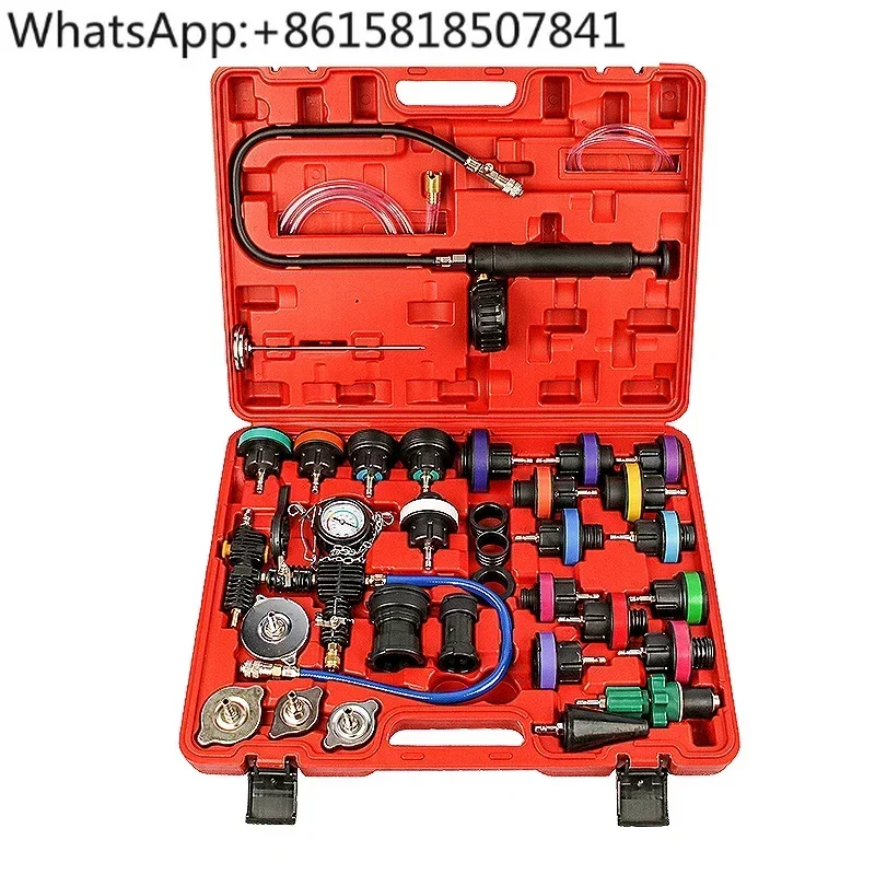 33 Pieces Automotive Water Tank Leak Detector Pressure Gauge Cooling System Pressure Tool Antifreeze Manual Replacement Filler
33 Pieces Automotive Water Tank Leak Detector Pressure Gauge Cooling System Pressure Tool Antifreeze Manual Replacement Filler