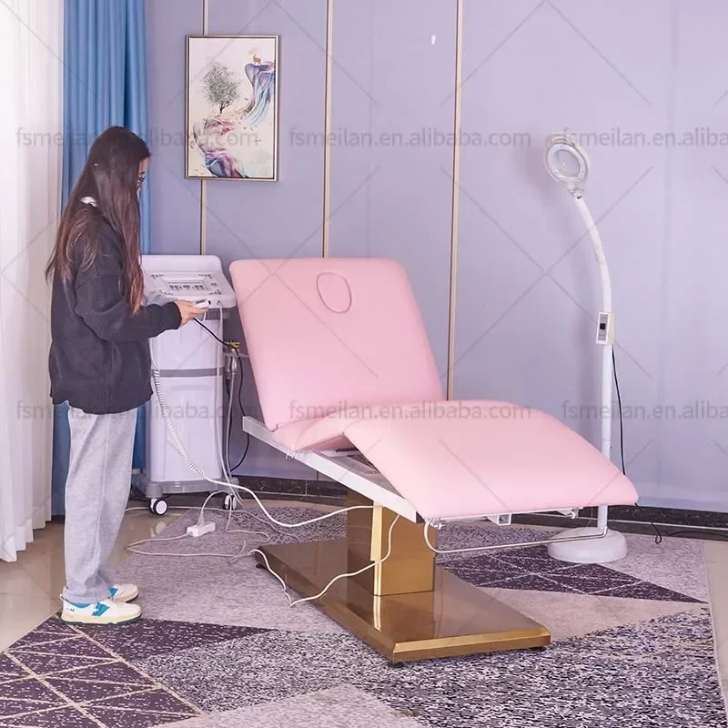 Modern Luxury Salon Custom Electrical Pink Black Table Lashes Extensions Lash Bed
Modern Luxury Salon Custom Electrical Pink Black Table Lashes Extensions Lash Bed