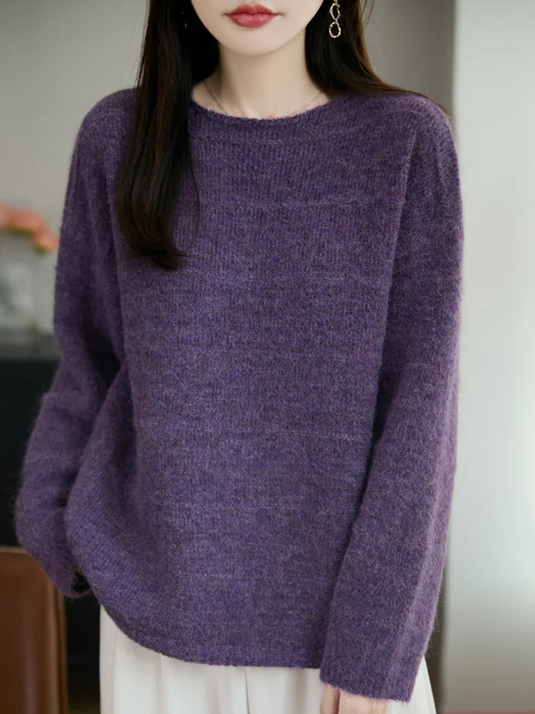 Laid-ba Sle Свободный крой круглый трикотаж Base irt Faionable Простой дизайн Повседневный удобный длинный топ све для женщин
Laid-ba Sle Свободный крой круглый трикотаж Base irt Faionable Простой дизайн Повседневный удобный длинный топ све для женщин