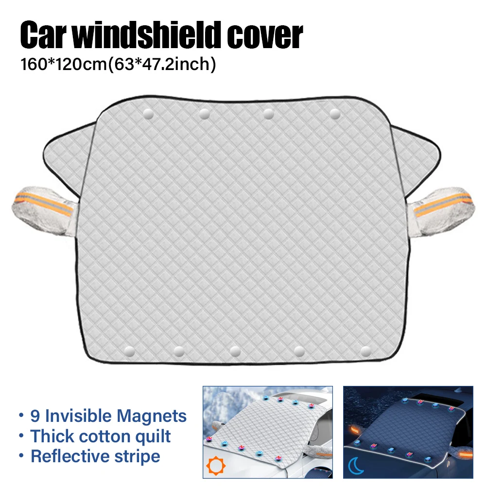 New Magnetic Car Front Windshield Sunshade Thickened Snow Shield Car Cover Car Snow Shield Frost Prevention Auto Coat
New Magnetic Car Front Windshield Sunshade Thickened Snow Shield Car Cover Car Snow Shield Frost Prevention Auto Coat