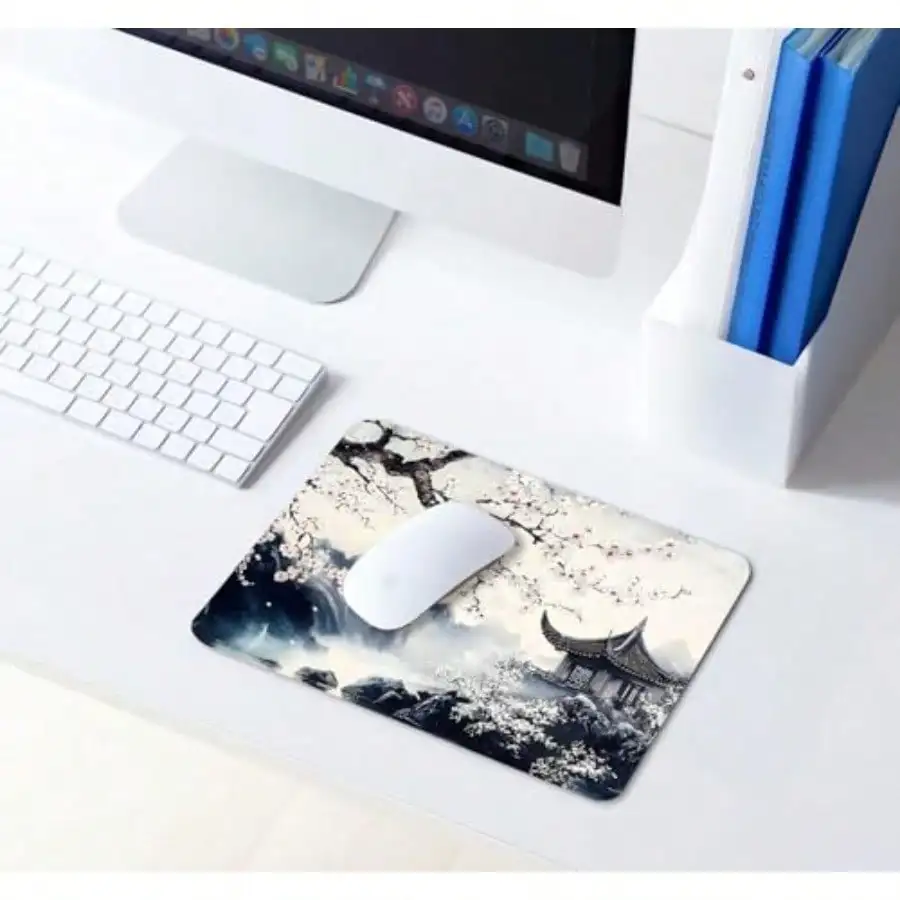 Japanese Mouse Pad Small, Cherry Blossom Mousepad, Square Vintage Computer Pad, Non-Slip Rubber Base Anime Gaming Mouse Mat For Home Office, Chinese Ink, 9.5x7.9 Inch
Japanese Mouse Pad Small, Cherry Blossom Mousepad, Square Vintage Computer Pad, Non-Slip Rubber Base Anime Gaming Mouse Mat For Home Office, Chinese Ink, 9.5x7.9 Inch