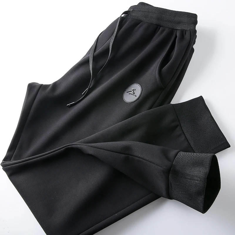 Thiened Knitted Fce Lined Sports Casual Men's Sweatpants Faion Urban Sle Slim Fit Long Pants Autumn Winter Leisure Wear
Thiened Knitted Fce Lined Sports Casual Men's Sweatpants Faion Urban Sle Slim Fit Long Pants Autumn Winter Leisure Wear