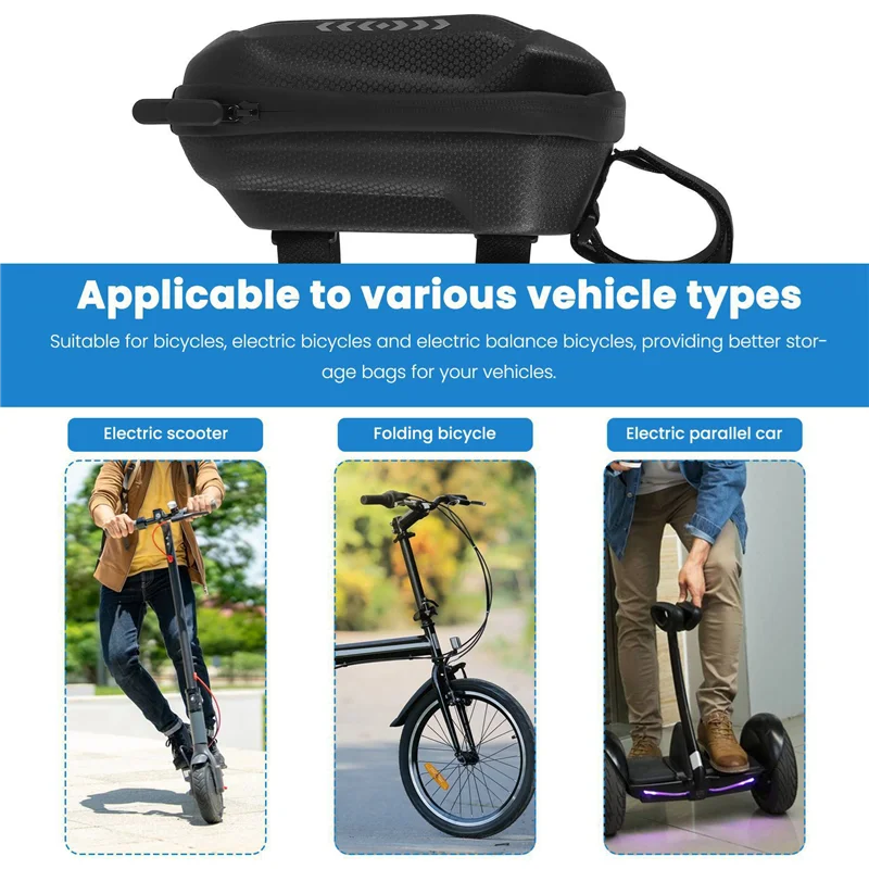 ABHT-3X 2.5L Electric Scooter Bag Scooter Handlebar Bag Waterproof Scooter Storage Bag For Universal Scooter Xiaomi
ABHT-3X 2.5L Electric Scooter Bag Scooter Handlebar Bag Waterproof Scooter Storage Bag For Universal Scooter Xiaomi