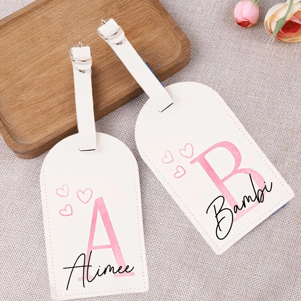 Custom Personalized Name & Initials, Durable Lightweight Travel Accessory, Heart Design with Your Info, Compatible for Suitcases
Custom Personalized Name & Initials, Durable Lightweight Travel Accessory, Heart Design with Your Info, Compatible for Suitcases