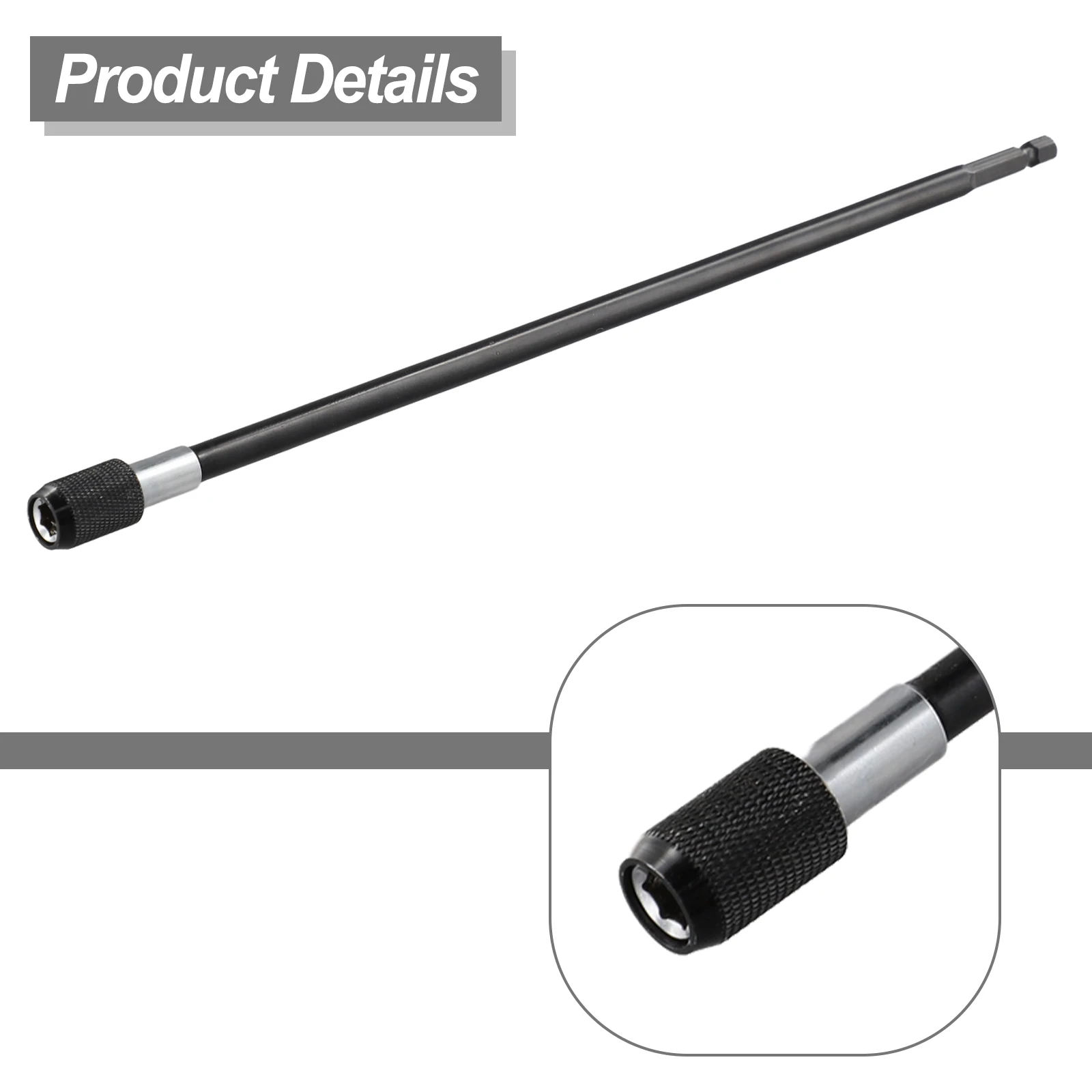 Balck Chrome Vanadium Steel Made Of Chrome Vanadium Steel Bit Holder Electric Drill Drivers Self Locking Feature
Balck Chrome Vanadium Steel Made Of Chrome Vanadium Steel Bit Holder Electric Drill Drivers Self Locking Feature