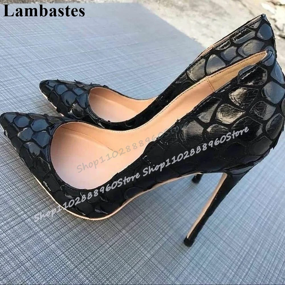 Black Cracked Leather Shallow Pointy Pumps Stielttos High Heel Shoes For Women Slip On Pointed Toe Gorgeous Banquet Women Pumps
Black Cracked Leather Shallow Pointy Pumps Stielttos High Heel Shoes For Women Slip On Pointed Toe Gorgeous Banquet Women Pumps