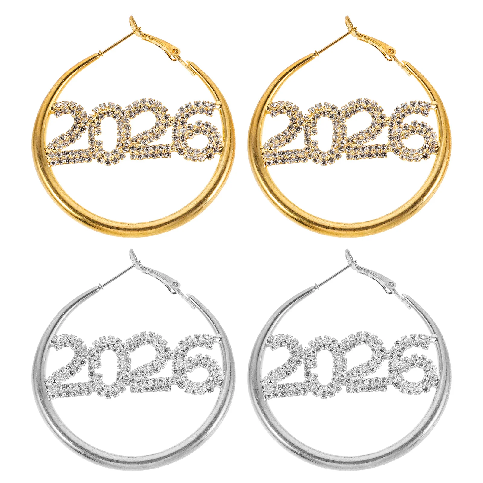 Rhinestone Hoop Earrings Sparkly Drop Dangle For Women 2026 New Year Party Jewelry Festive Hanging Ear Drops Trendy
Rhinestone Hoop Earrings Sparkly Drop Dangle For Women 2026 New Year Party Jewelry Festive Hanging Ear Drops Trendy