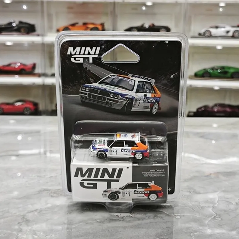 MINI GT 1/64 #1131 Lancia Delta HF Integrale Evoluzione Monte Carlo Rally 1993 #1 Alloy Die-cast Car Model, Racing Replica
MINI GT 1/64 #1131 Lancia Delta HF Integrale Evoluzione Monte Carlo Rally 1993 #1 Alloy Die-cast Car Model, Racing Replica