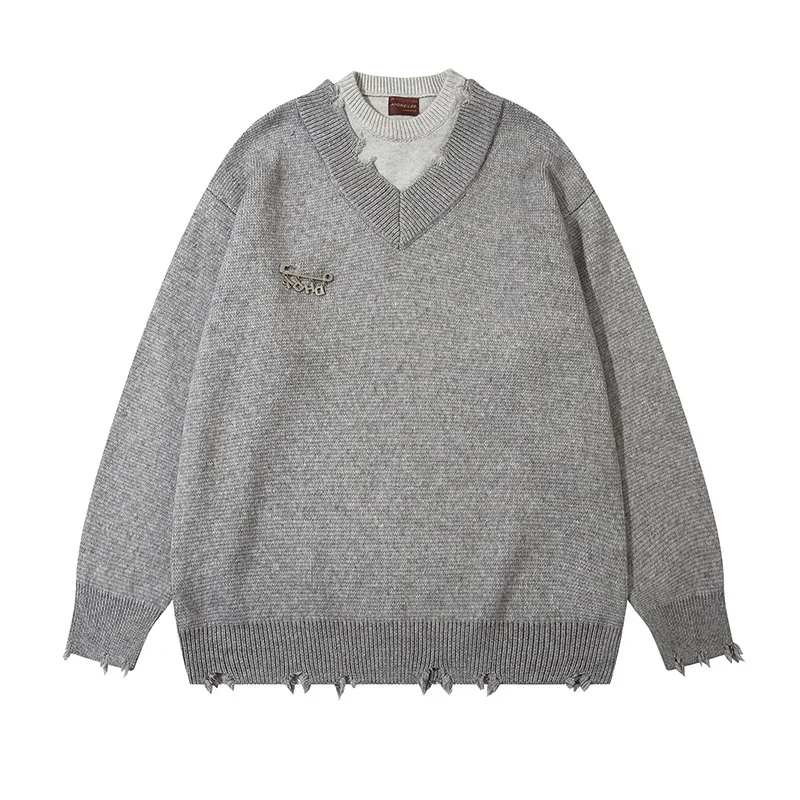 Потертый рваный рваный подол с v-образным вырезом Эстетический готический свитер для женщин и мужчин Свободная уличная одежда y2k Фея Гранж Зимняя одежда Темная академия
Потертый рваный рваный подол с v-образным вырезом Эстетический готический свитер для женщин и мужчин Свободная уличная одежда y2k Фея Гранж Зимняя одежда Темная академия