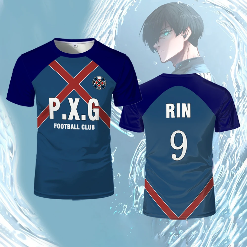 Blue Lock P.X.G Japanese Anime Jersey Rin Shidou Cosplay Football T Shirts Unisex Casual Breathable Sports Short Sleeve Tops
Blue Lock P.X.G Japanese Anime Jersey Rin Shidou Cosplay Football T Shirts Unisex Casual Breathable Sports Short Sleeve Tops